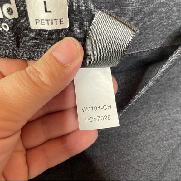 Betabrand Straight Leg Stretch Dress Pants Gray Size Large Petite - Picture 7 of 7